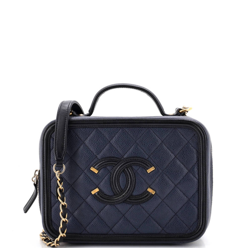 Chanel Filigree Vanity Case Quilted #259669C42B